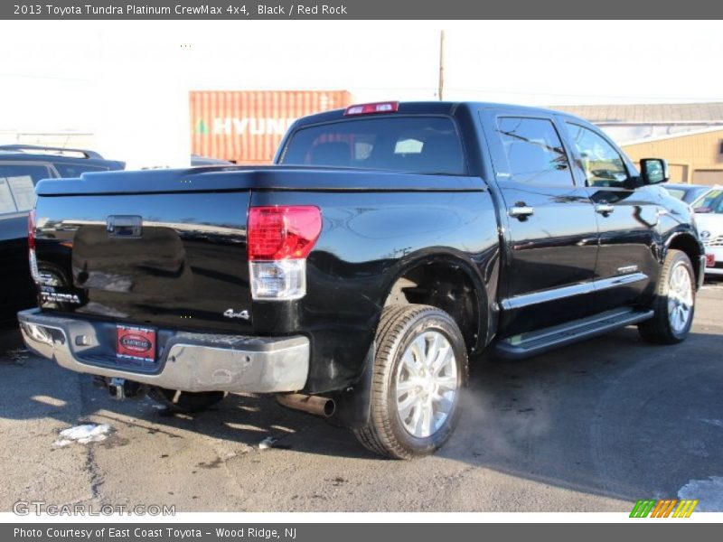 Black / Red Rock 2013 Toyota Tundra Platinum CrewMax 4x4