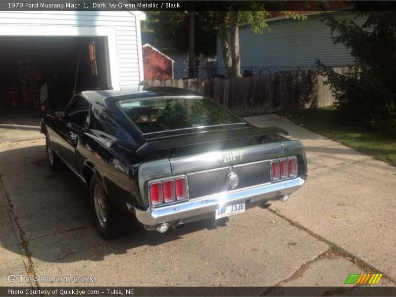 Dark Ivy Green Metallic / Black 1970 Ford Mustang Mach 1