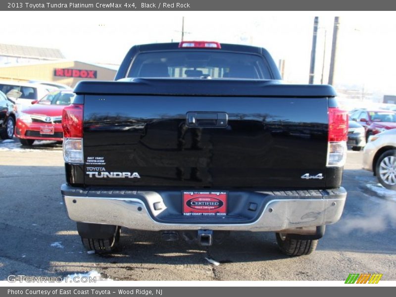 Black / Red Rock 2013 Toyota Tundra Platinum CrewMax 4x4