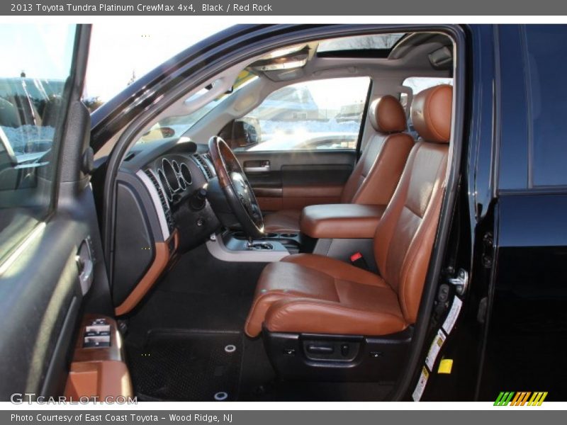 Black / Red Rock 2013 Toyota Tundra Platinum CrewMax 4x4