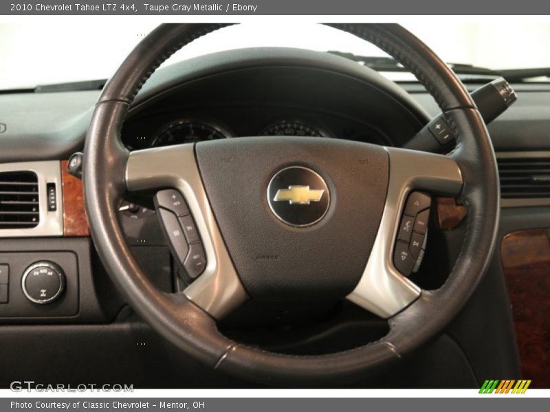 Taupe Gray Metallic / Ebony 2010 Chevrolet Tahoe LTZ 4x4