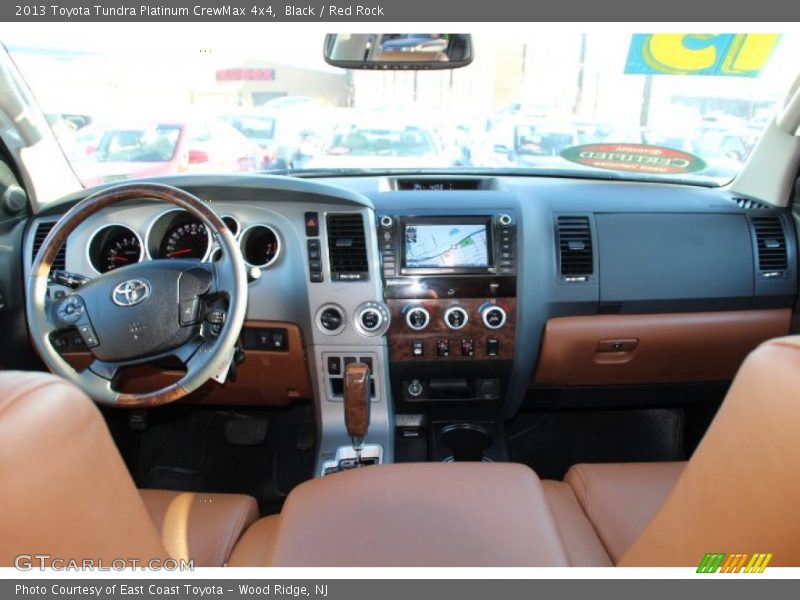 Black / Red Rock 2013 Toyota Tundra Platinum CrewMax 4x4