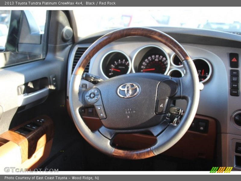 Black / Red Rock 2013 Toyota Tundra Platinum CrewMax 4x4