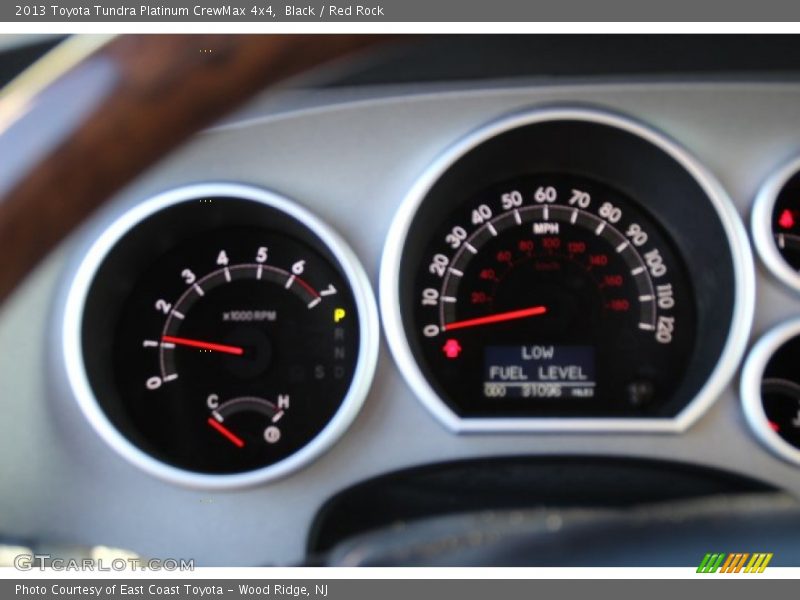 Black / Red Rock 2013 Toyota Tundra Platinum CrewMax 4x4