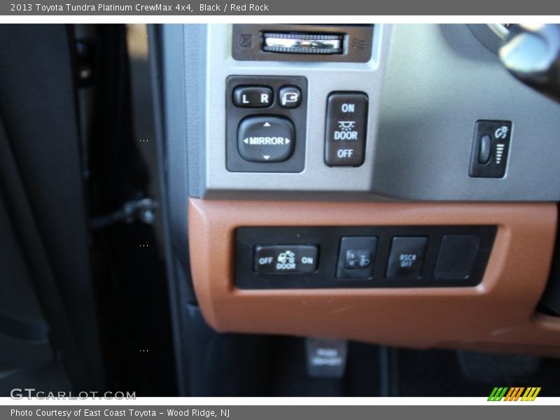 Black / Red Rock 2013 Toyota Tundra Platinum CrewMax 4x4