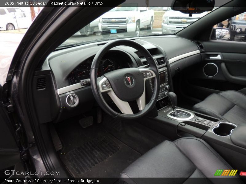 Magnetic Gray Metallic / Onyx 2009 Pontiac G8 Sedan