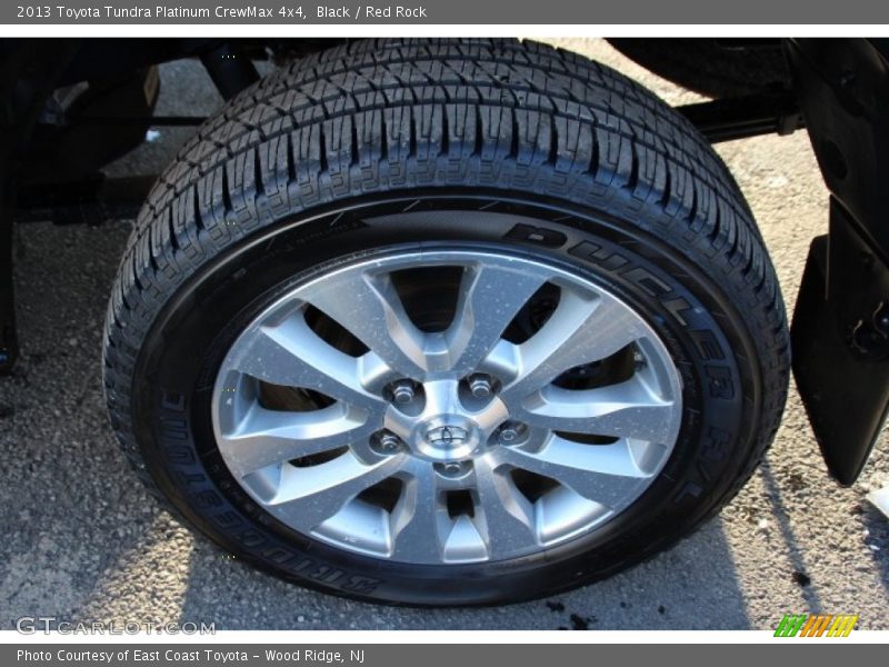 Black / Red Rock 2013 Toyota Tundra Platinum CrewMax 4x4