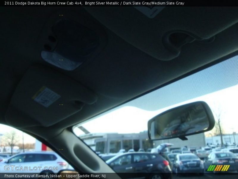 Bright Silver Metallic / Dark Slate Gray/Medium Slate Gray 2011 Dodge Dakota Big Horn Crew Cab 4x4
