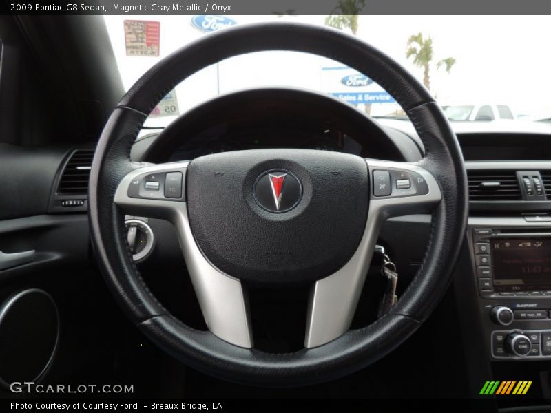 Magnetic Gray Metallic / Onyx 2009 Pontiac G8 Sedan