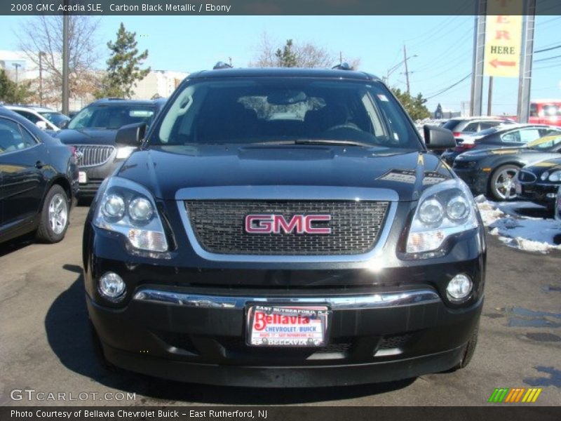 Carbon Black Metallic / Ebony 2008 GMC Acadia SLE