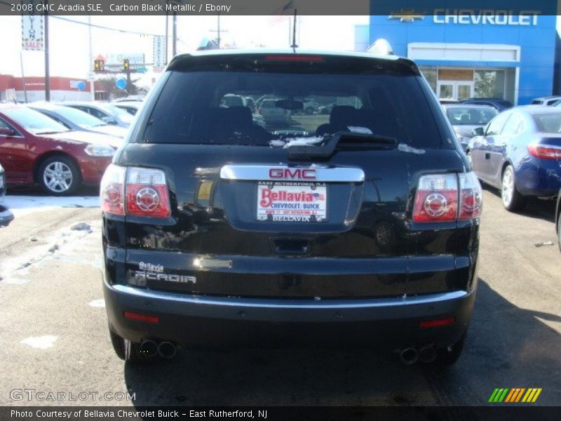 Carbon Black Metallic / Ebony 2008 GMC Acadia SLE