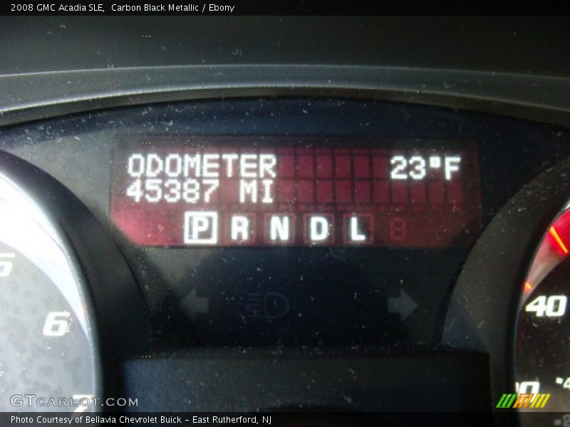 Carbon Black Metallic / Ebony 2008 GMC Acadia SLE