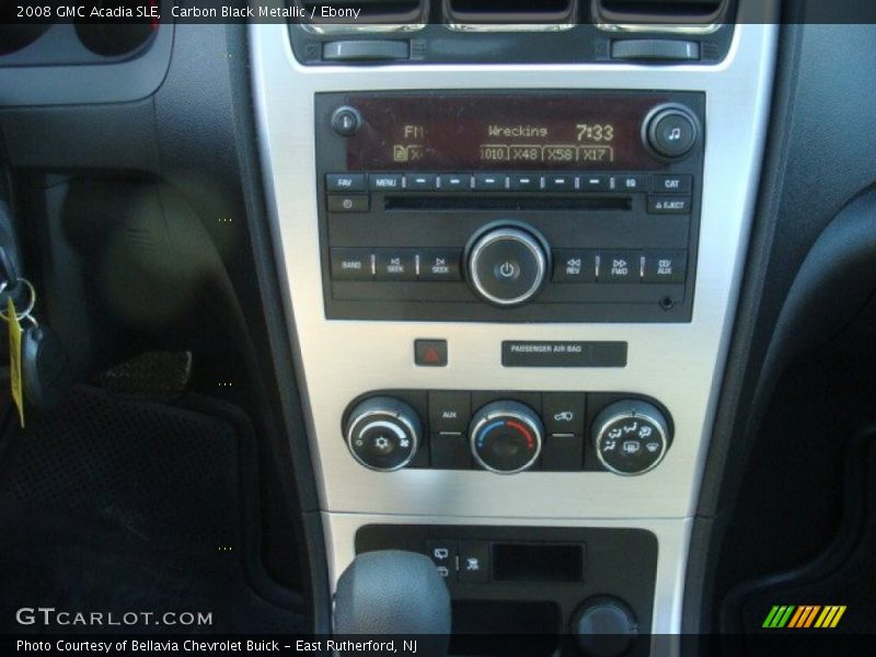 Carbon Black Metallic / Ebony 2008 GMC Acadia SLE
