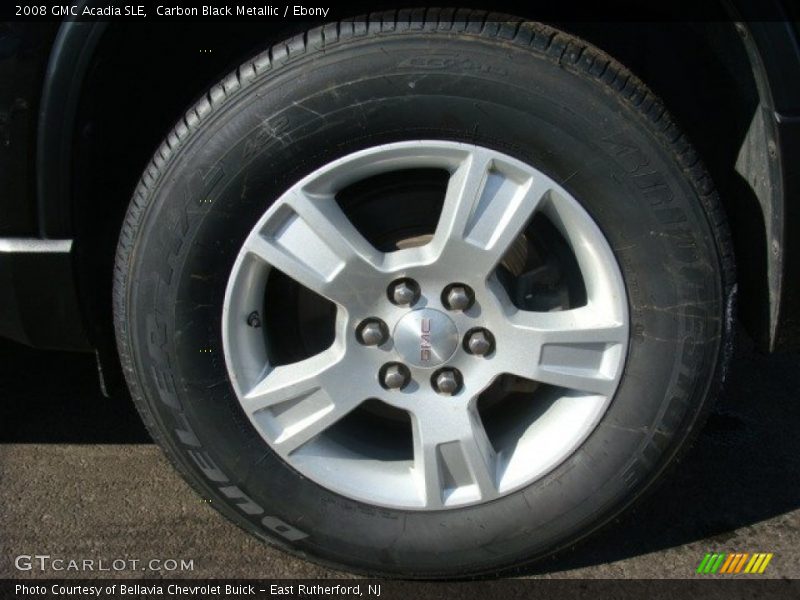 Carbon Black Metallic / Ebony 2008 GMC Acadia SLE