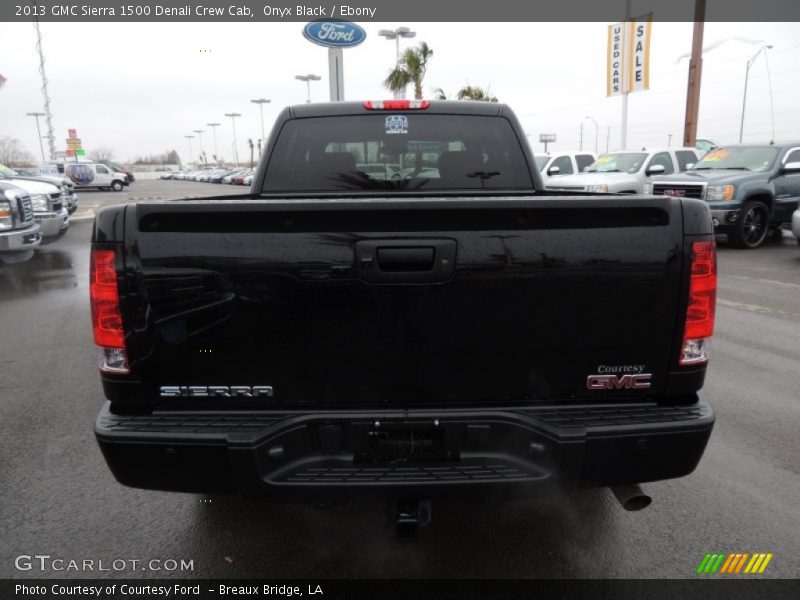 Onyx Black / Ebony 2013 GMC Sierra 1500 Denali Crew Cab