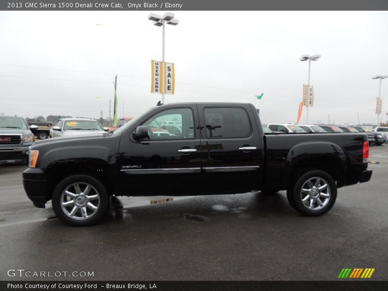 Onyx Black / Ebony 2013 GMC Sierra 1500 Denali Crew Cab