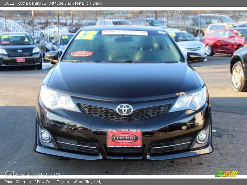 Attitude Black Metallic / Black 2012 Toyota Camry SE