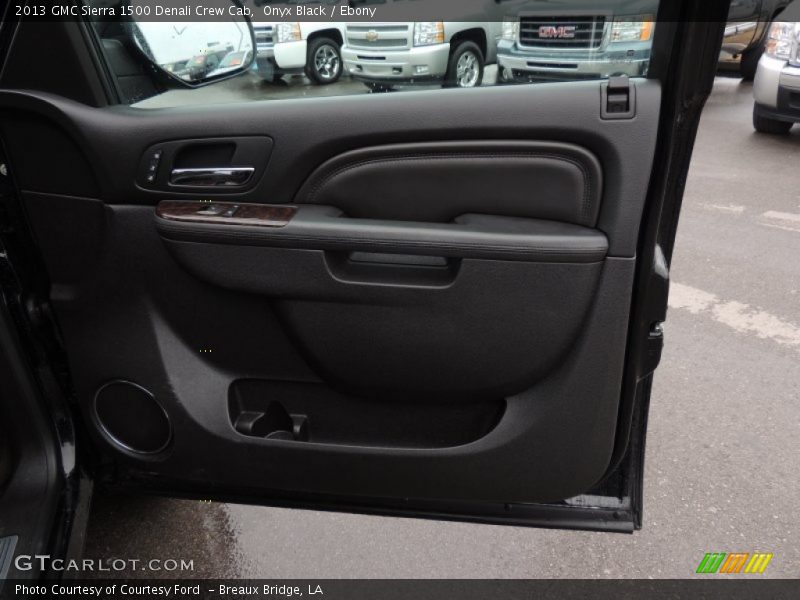 Onyx Black / Ebony 2013 GMC Sierra 1500 Denali Crew Cab