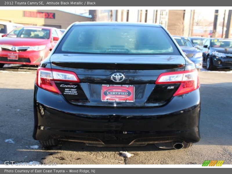 Attitude Black Metallic / Black 2012 Toyota Camry SE