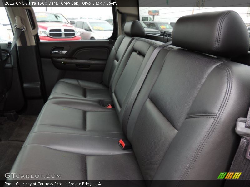 Onyx Black / Ebony 2013 GMC Sierra 1500 Denali Crew Cab