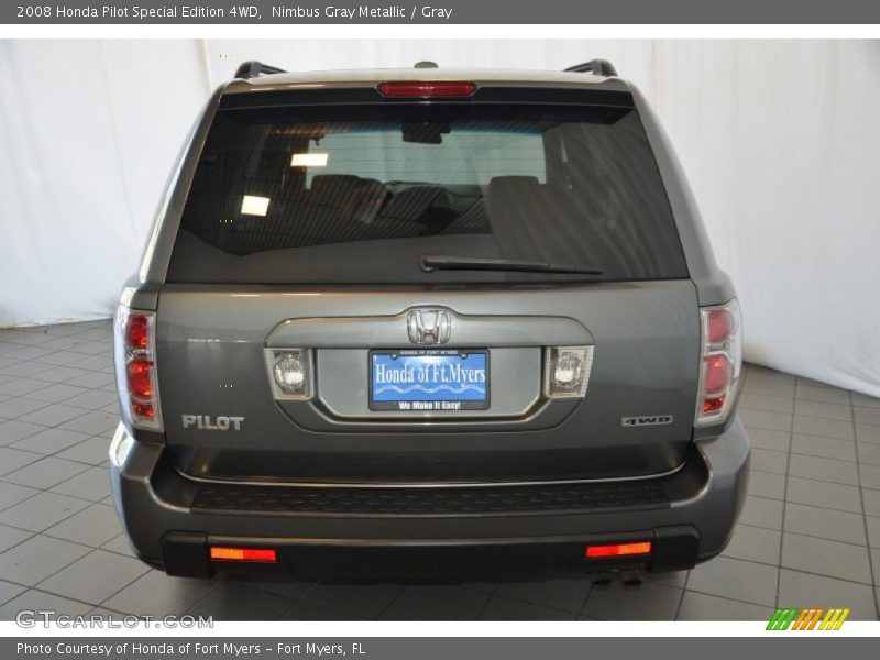 Nimbus Gray Metallic / Gray 2008 Honda Pilot Special Edition 4WD