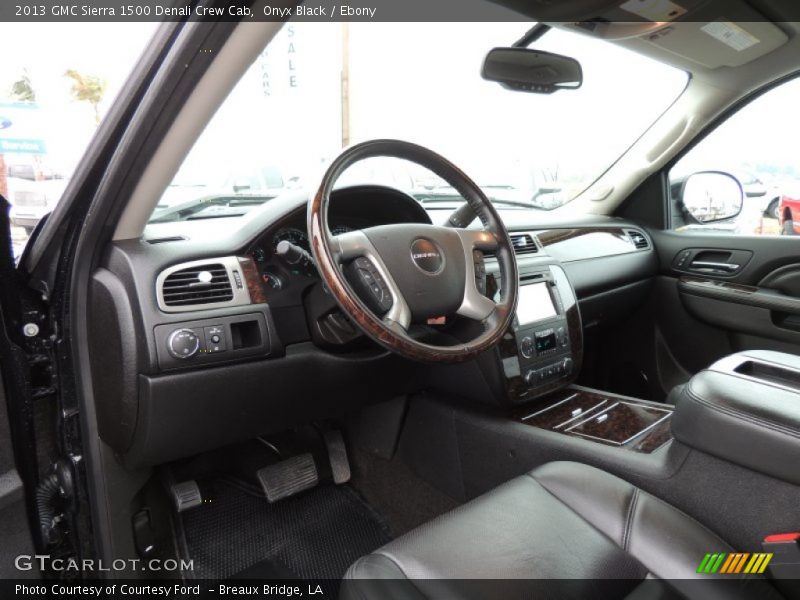 Onyx Black / Ebony 2013 GMC Sierra 1500 Denali Crew Cab