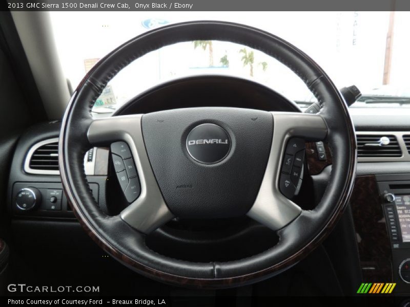 Onyx Black / Ebony 2013 GMC Sierra 1500 Denali Crew Cab
