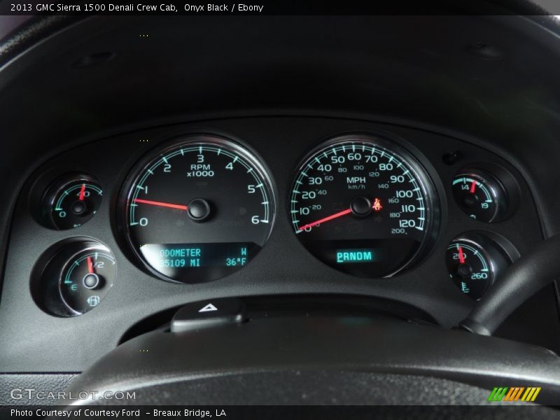 Onyx Black / Ebony 2013 GMC Sierra 1500 Denali Crew Cab