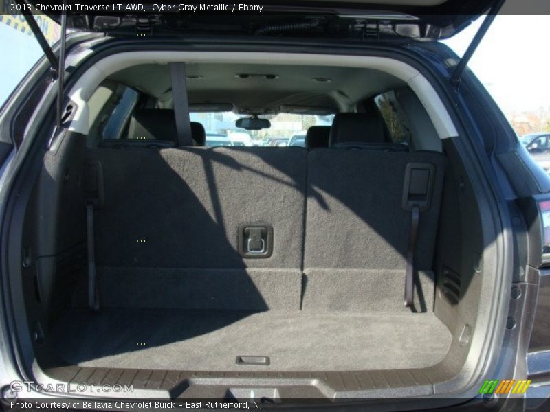 Cyber Gray Metallic / Ebony 2013 Chevrolet Traverse LT AWD