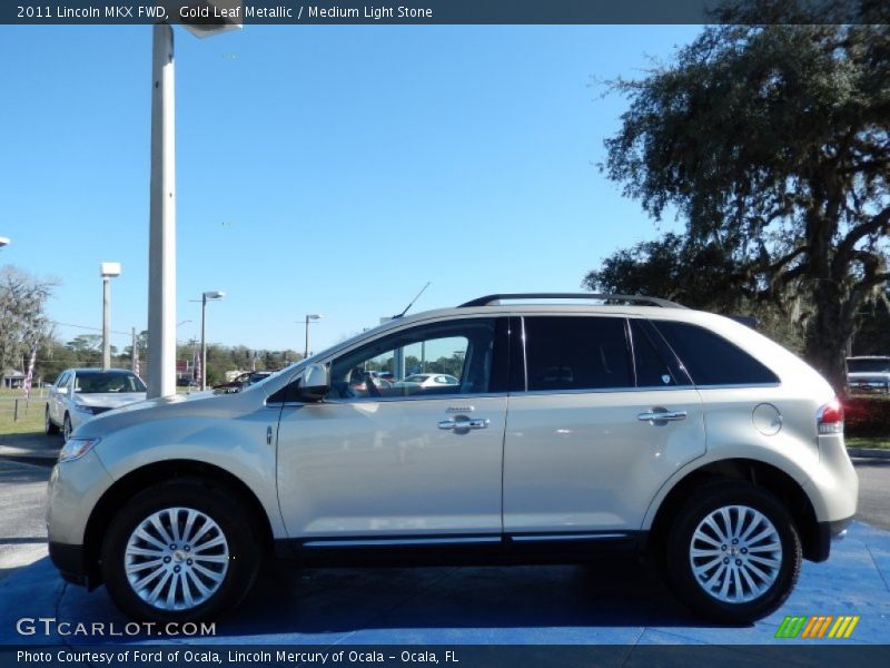 Gold Leaf Metallic / Medium Light Stone 2011 Lincoln MKX FWD