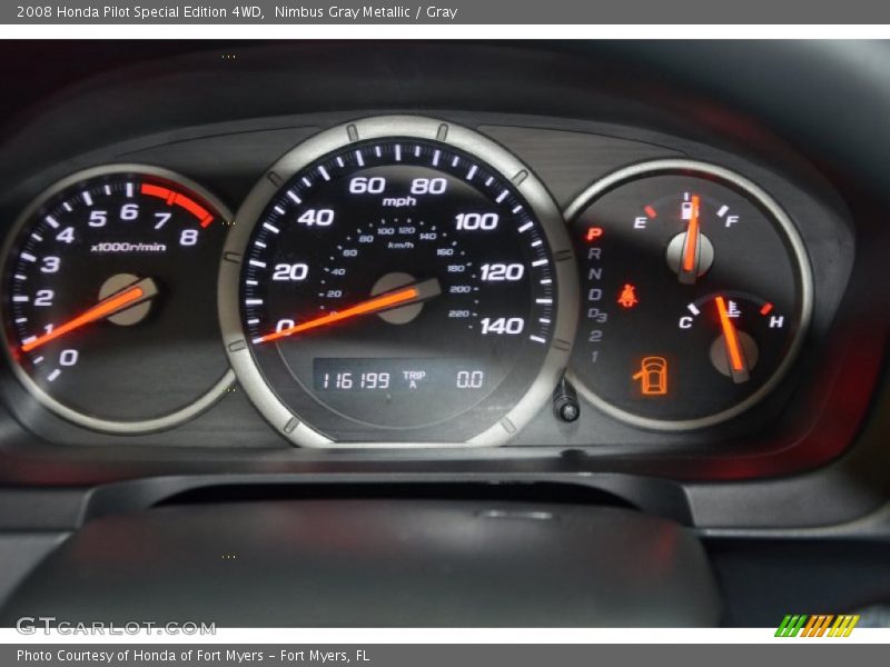 Nimbus Gray Metallic / Gray 2008 Honda Pilot Special Edition 4WD