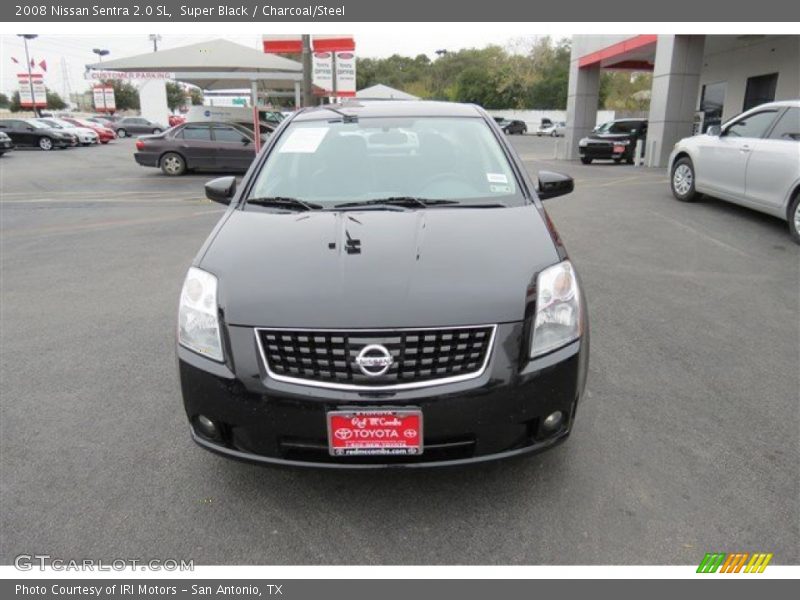 Super Black / Charcoal/Steel 2008 Nissan Sentra 2.0 SL