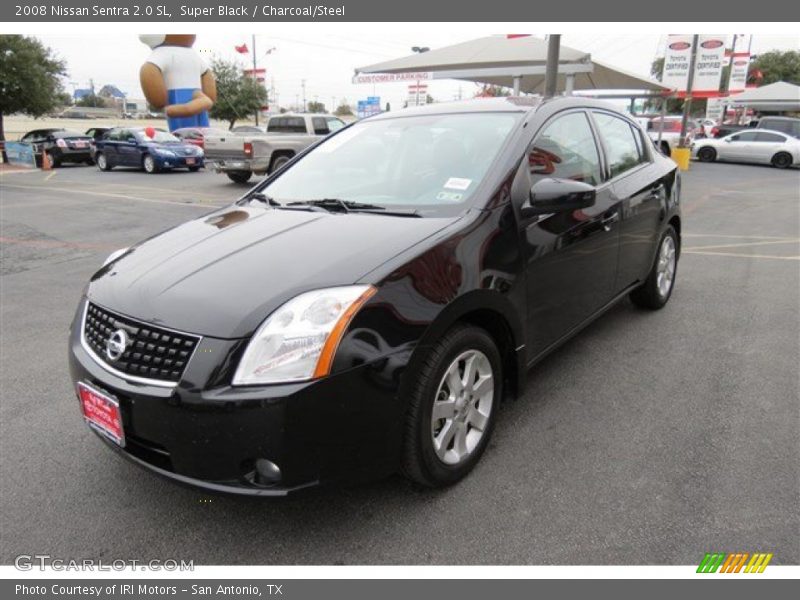 Super Black / Charcoal/Steel 2008 Nissan Sentra 2.0 SL