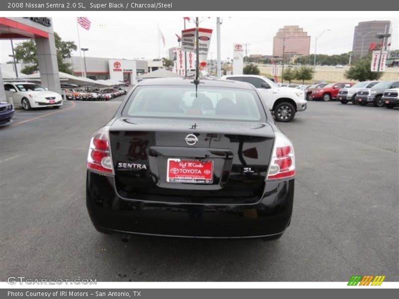 Super Black / Charcoal/Steel 2008 Nissan Sentra 2.0 SL