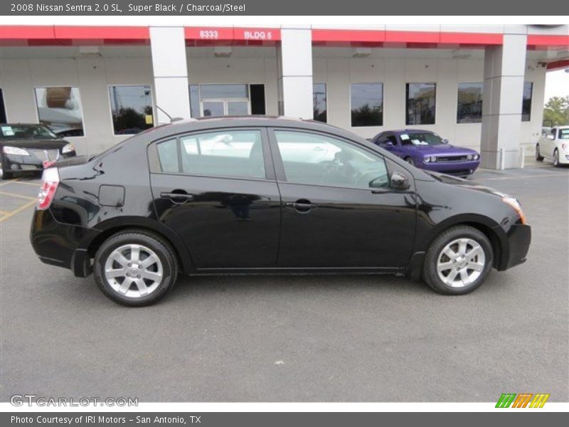 Super Black / Charcoal/Steel 2008 Nissan Sentra 2.0 SL