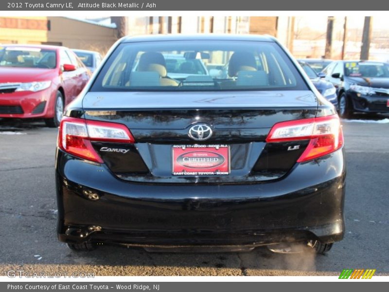 Attitude Black Metallic / Ash 2012 Toyota Camry LE