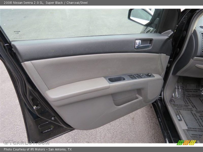 Super Black / Charcoal/Steel 2008 Nissan Sentra 2.0 SL