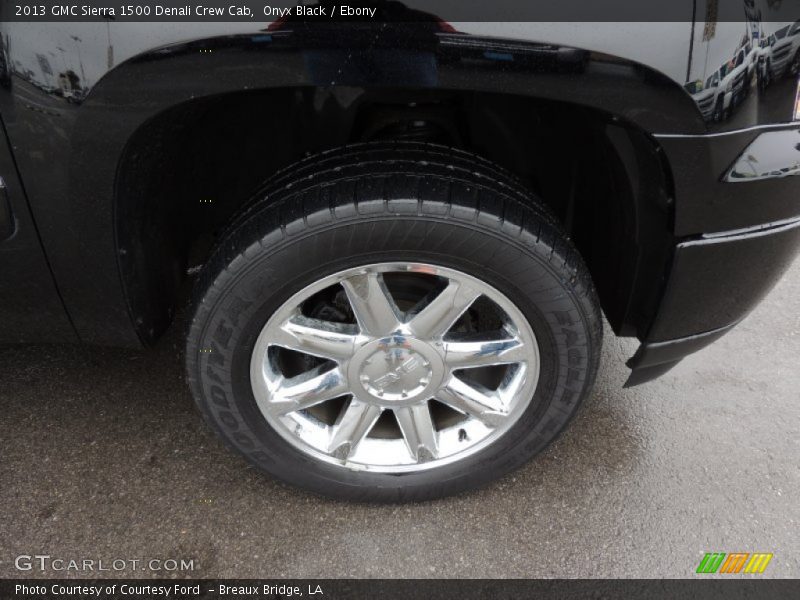 Onyx Black / Ebony 2013 GMC Sierra 1500 Denali Crew Cab