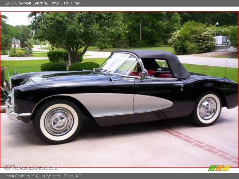 Onyx Black / Red 1957 Chevrolet Corvette