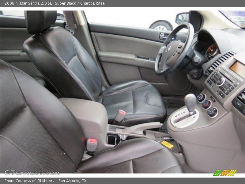 Super Black / Charcoal/Steel 2008 Nissan Sentra 2.0 SL