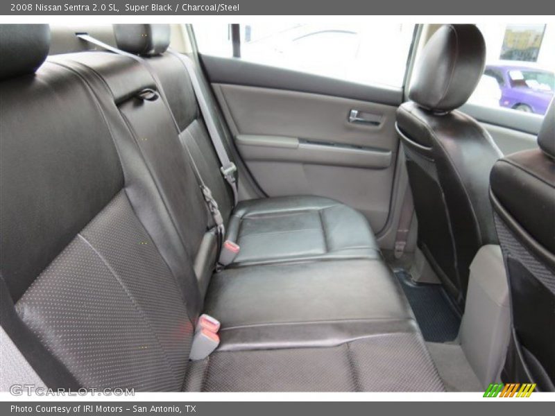 Super Black / Charcoal/Steel 2008 Nissan Sentra 2.0 SL