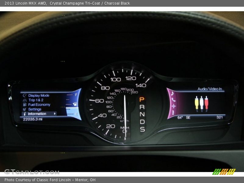  2013 MKX AWD AWD Gauges