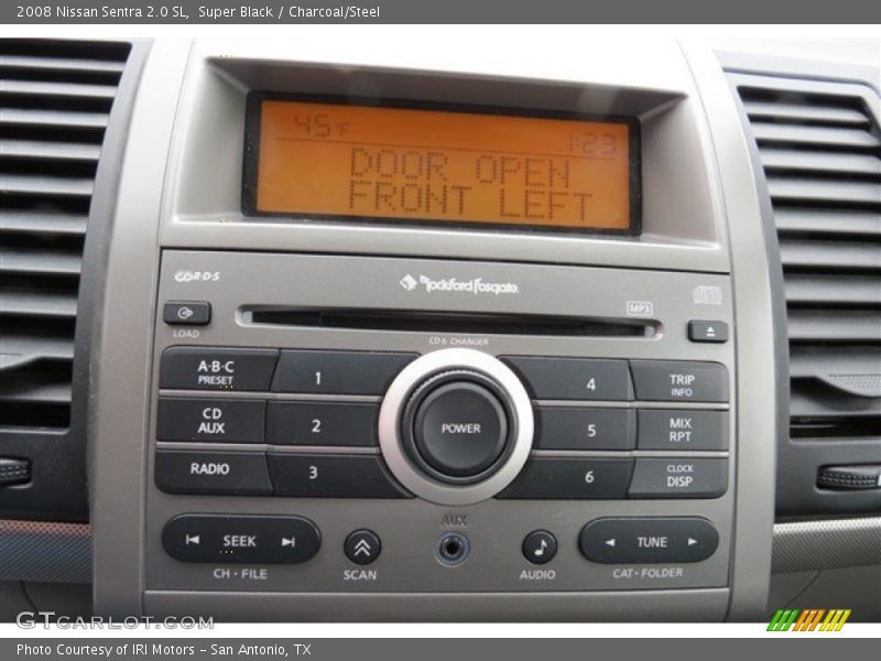 Super Black / Charcoal/Steel 2008 Nissan Sentra 2.0 SL