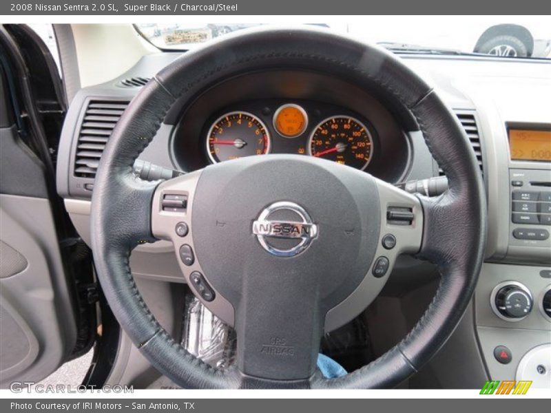Super Black / Charcoal/Steel 2008 Nissan Sentra 2.0 SL