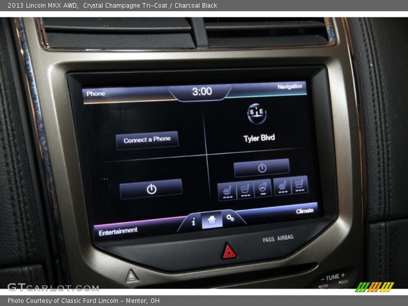 Crystal Champagne Tri-Coat / Charcoal Black 2013 Lincoln MKX AWD
