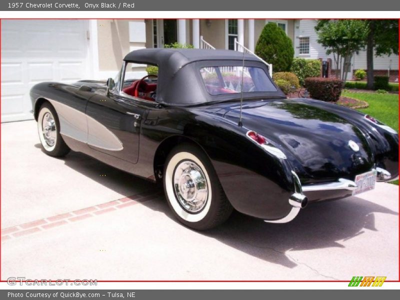 Onyx Black / Red 1957 Chevrolet Corvette