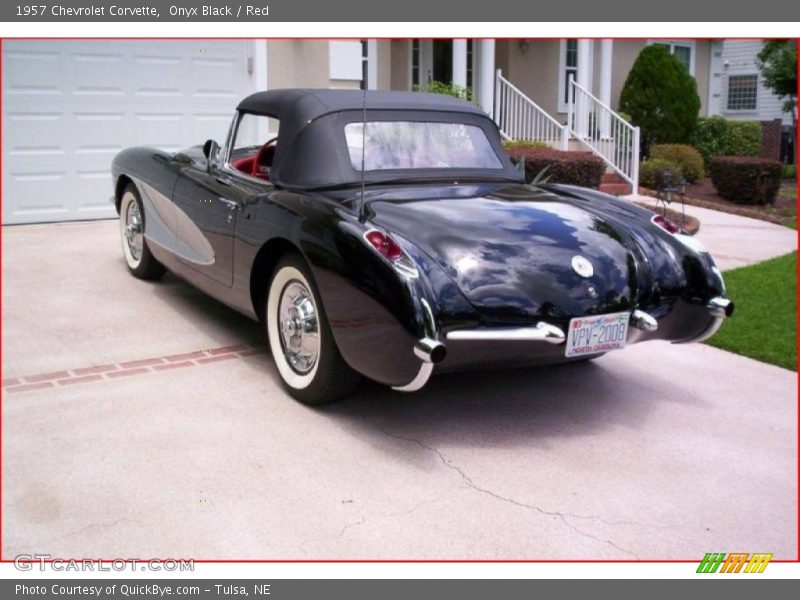 Onyx Black / Red 1957 Chevrolet Corvette