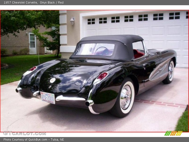 Onyx Black / Red 1957 Chevrolet Corvette