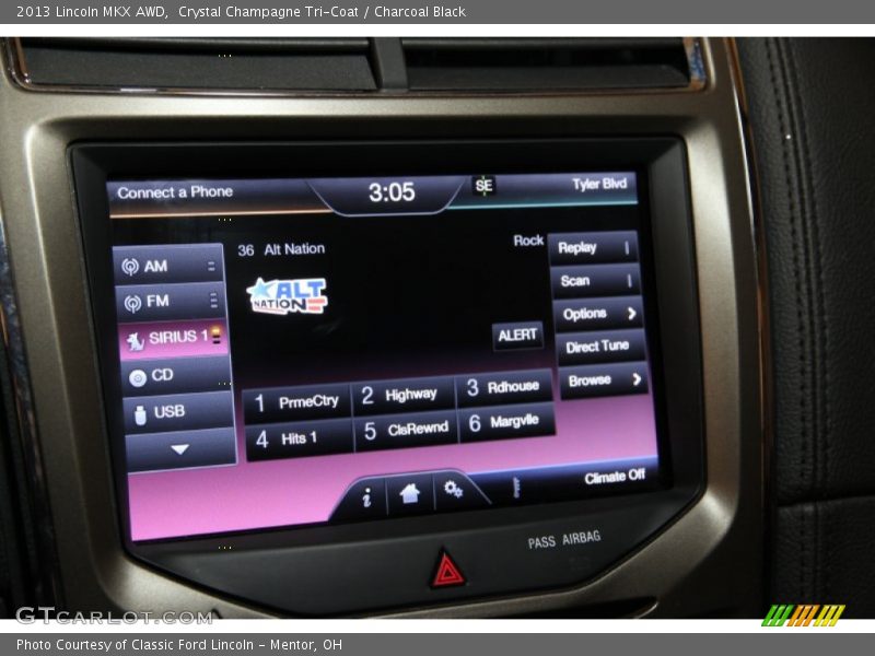 Audio System of 2013 MKX AWD