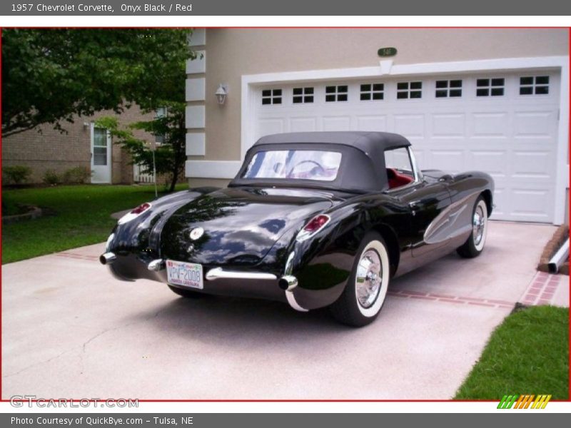 Onyx Black / Red 1957 Chevrolet Corvette